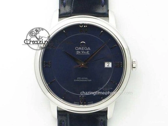 0404 Flexible De Ville MK 1:1 Best Edition SS White Dial On Black Leather Asian Seagull T1701 (Sec@6) 8244